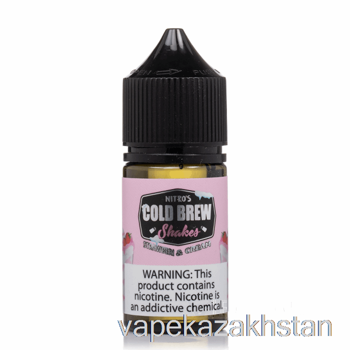 Vape Disposable Strawberi and Cream - Nitros Cold Brew Salts - 30mL 25mg